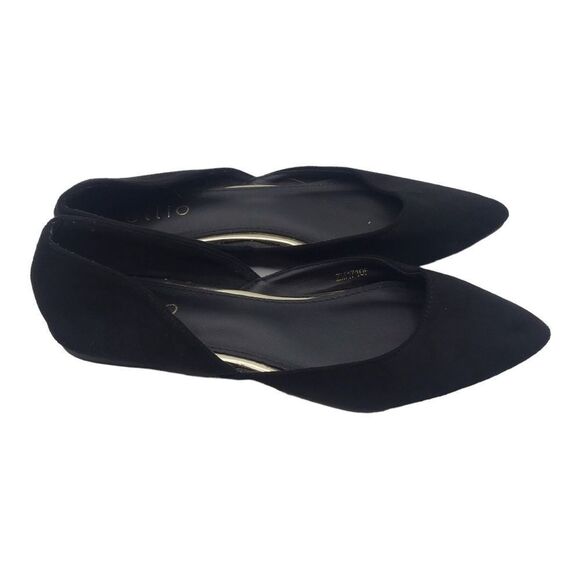 Ollio Black Flat Shoes Size 8 - Picture 1 of 9